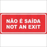 Não é saída - Not an exit 